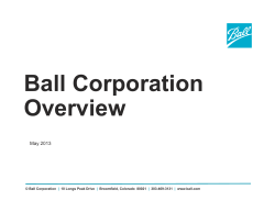 Ball Corporation Overview