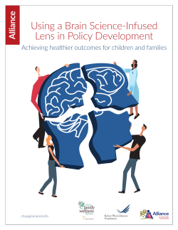 Using a Brain Science-Infused Lens in Policy Development