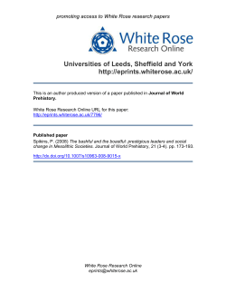 - White Rose Research Online