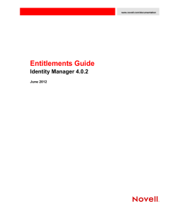 Identity Manager 4.0.2 Entitlements Guide