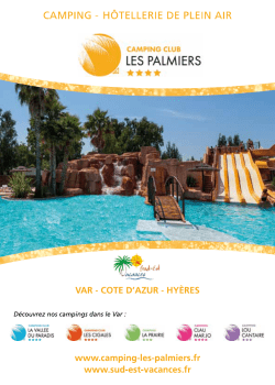 Brochure - camping les Palmiers