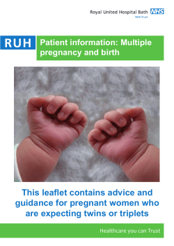 Multiple Pregnancy and Birth