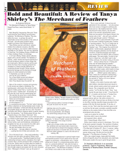 Shirley`s The Merchant of Feathers