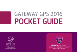 pocket guide - University of the Free State