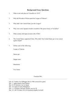 Background Essay Questions