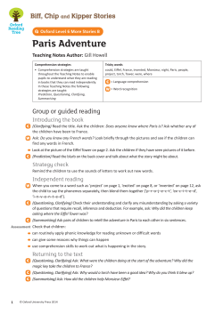 Paris Adventure - Oxford University Press