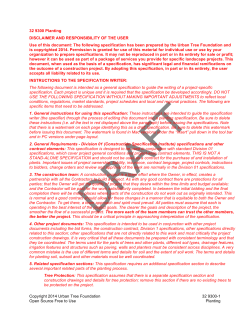 Copyright 2014 Urban Tree Foundation 32 9300