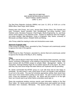 June 12, 2012 - Red River Retention Authority