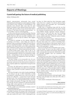 European Science Editing 2010