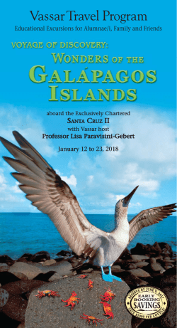 Professor Lisa Paravisini-Gebert January 12 to 23, 2018