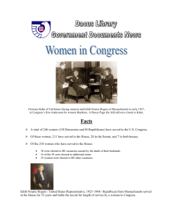 Women in Congress