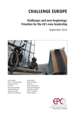 challenge europe - European Policy Centre