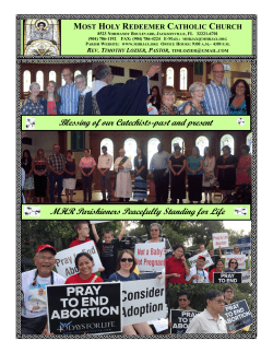 Blessing of our Catechists-past and present MHR Parishioners