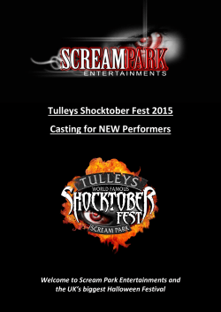 October - Tulleys Halloween Attractions