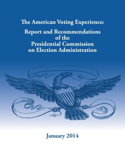 Presidential Commission on Election Administration