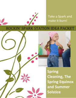 Spring Cleaning, The Spring Equinox and The Summer Solstice