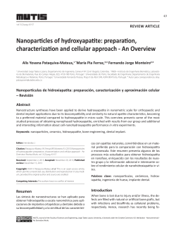 Nanoparticles of hydroxyapatite