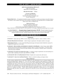 SOCAD Army Career Degree