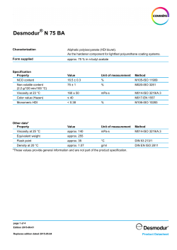 Desmodur N 75 BA