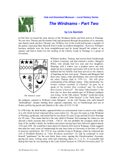 The Wirdnams Part 2 - Vale and Downland Museum