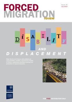 Forced Migration Review