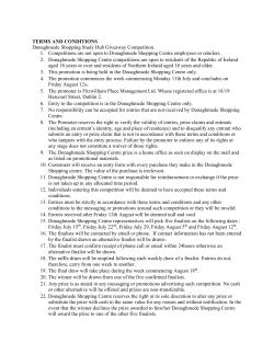 TERMS AND CONDITIONS Donaghmede Shopping Study Hub