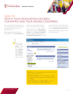 how to view if your graduation has been confirmed and your degree