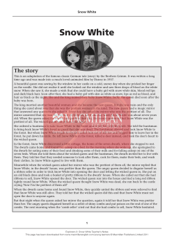 Snow White - Macmillan English