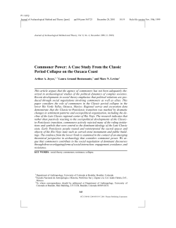 Commoner Power: A Case Study from the Classic Period Collapse