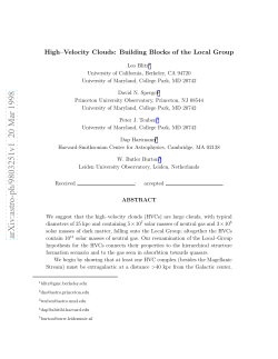 High Velocity Clouds: Building Blocks of the Local Group