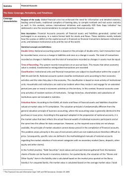 The Data: Coverage, Periodicity, and Timeliness