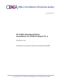 DC Public Education Reform Amendment Act