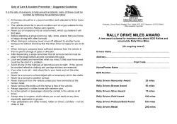 Rally Miles - British Driving Society
