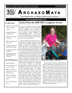 A RCHAEO M AYA - Maya Exploration Center