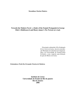 Towards the Modern Novel: a Study of the Female