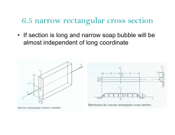6.5 narrow rectangular cross section