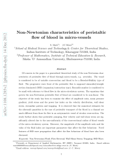 Non-Newtonian characteristics of peristaltic flow of blood in micro