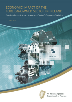 Economic Impact of the Foreign-Owned sector in
