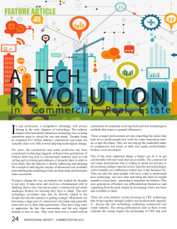 A Technology Revolution in CRE