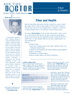 Fiber and Health