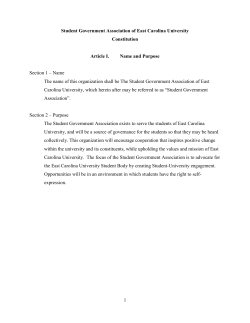 SGA Constitution