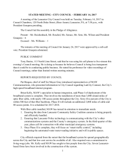 Minutes February 14, 2017