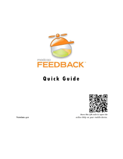 Feedback Explorer Quick Guide