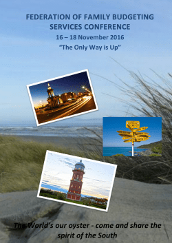 The World`s our oyster - come and share the spirit of the South