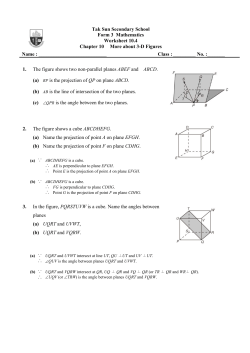 Worksheet 10.4 - Tak Sun Secondary School Personal Web Server