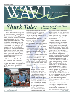 Shark Tale - The Drop-In Blog @ Moss Landing Marine Labs