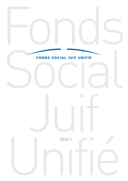 l`amour - Fonds Social Juif Unifi&eacute;