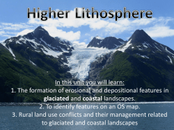 Glaciation and Maps