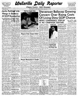 Stevenson Believes Growing Concern Over Rising Costs Of Living