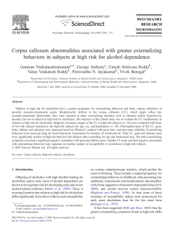 Corpus callosum abnormalities associated with greater
